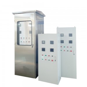 Electric control cabinet for industrial electric heater