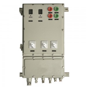 Flameproof control cabinet