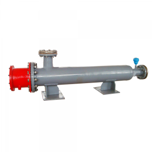 Horizontal industrial electric heater