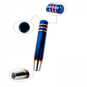 18 cm personalizado thaiparts aleación azul quemado Universal Titanium spalanca marchas pomos pomo palancas de cambio Gear Shift handle handle