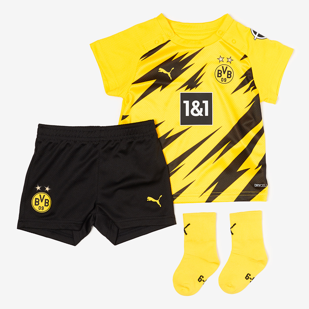 Borussia Dortmund Kid Soccer Whole Jersey Kit(Jersey+Short+Socks)Home Replica 2021/2022