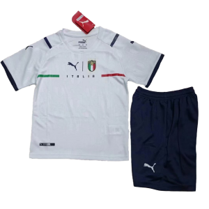 Italy Kid’s Soccer Jersey Away Kit (Jersey+Short) 2021