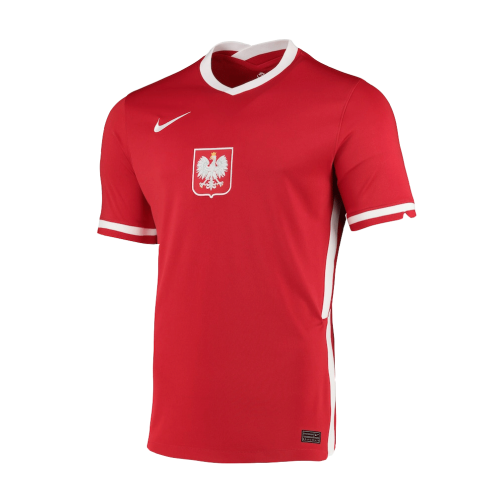 Poland Soccer Jersey Away Replica 2021