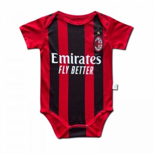AC Milan Soccer Jersey Home Infants Suit 2021/22
