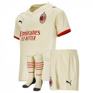 AC Milan Soccer Jersey Away Kid 2021/22