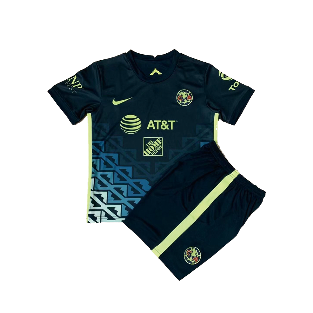 Club America Kid’s Soccer Jersey Away Kit (Jersey+Short) 2021/22