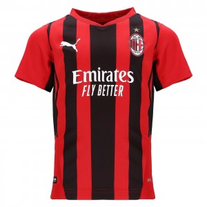 AC Milan Soccer Jersey Home Kit (Jersey+Short+Socks)Replica 2021/22