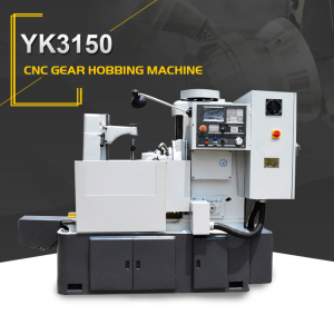 YK3150 CNC Gear Hobbing Machine Ndogo CNC Gear Hobbing Machine