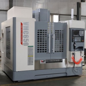 د WOJIE غوره کیفیت CNC ماشینی مرکز VMC650 د تایوان سپینډل فابریکې قیمت سره