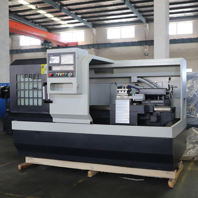 Flat bed cnc lathe machine CK6140 CNC automatic lathe machine for sale ແນະນໍາຮູບພາບ