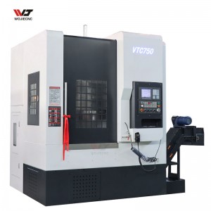 เครื่องกลึงแนวตั้ง CNC ความแม่นยำสูงราคาถูก VTC750 CNC Automatic Lathe Vertical Lathe Machine