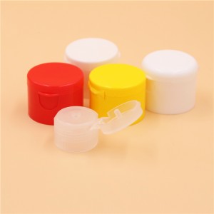 20 24 28/410 Hand gel caps အတွက် ပလပ်စတစ် ခေါက်ထိပ်ထုပ် အနီ အနက် အဖြူ အဝါ ရောင်