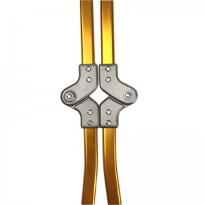Articulación de rodilla ortopédica trasera Swiss Lock