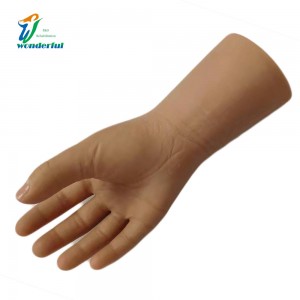 Ang medikal nga grado nga goma mubo nga electrical hand prosthetic silicone cover