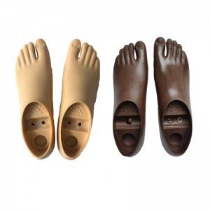 Kina fabrik til Kina kunstige lemmer Brun fod dobbeltakset protesefod