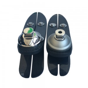 Žemos kulkšnies anglies pluošto pėda su aliuminio adapteriu