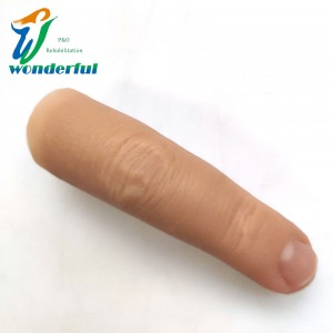 Prótesis de dedo de silicona de beleza