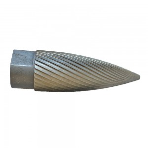 Tapered single-pole grinding holle Spesjale grinding ark foar prosthetic