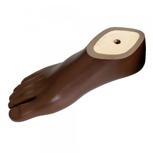 Høykvalitets protese, brun posefot polyuretan