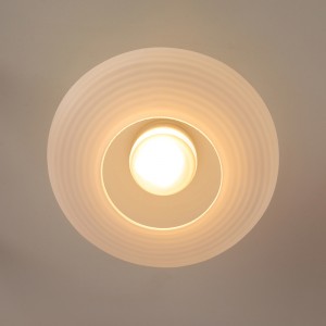 Szklany klosz lampy sufitowej Nordic Light nowoczesne oświetlenie do montażu w domu