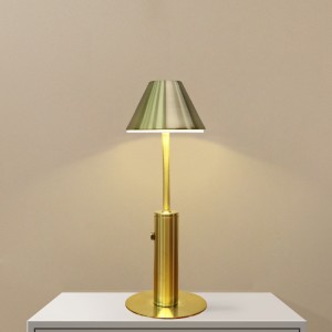 Moderní stolní lehká kovová bezdrátová stolní lampa|Nabíjecí LED stolní lampa