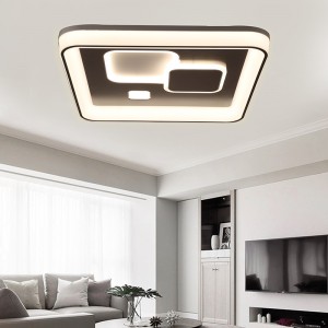 LED таазны алсын удирдлагатай орчин үеийн тансаг зэрэглэлийн зочны өрөөний чимэглэл
