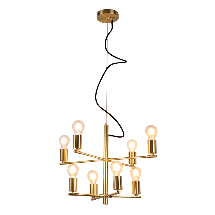 Lampy sufitowe LED Lampy wiszące Żyrandol Metale Nowoczesna luksusowa lampa sufitowa Wyróżniony obraz