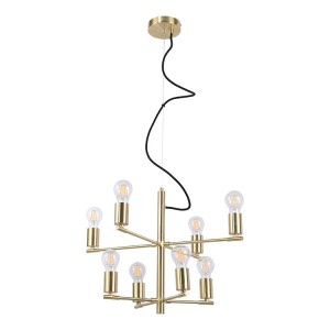 Lampa sufitowa LED, żyrandol, metal, nowoczesna, luksusowa lampa sufitowa