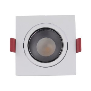 Led Downlights 6w 4000k Matte White Square Indoor Recessed Spot