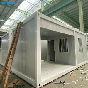 Byggeplasser Midlertidig tilgangskontroll for containerhus Mobilt vakthus