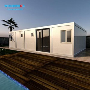 Hotel Design Flat Pack Container House WFPH37 – Harva kontti, rinnakkainen elementtitalo Yksi tarina