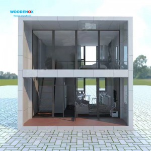 FlatPack House WFPH2419 – 集裝箱房屋 40 英尺豪華預製房屋易於組裝