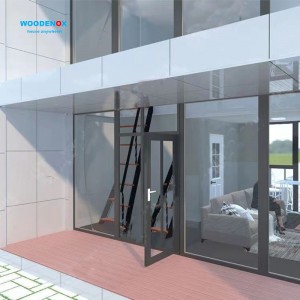 FlatPack House WFPH2419 - Casas de contedores Casas prefabricadas de luxo de 40 pés de fácil montaxe