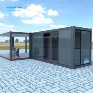 扁平包裝房屋 WFPH2424 – 現代設計 20 英尺 40 英尺定制預製集裝箱房屋