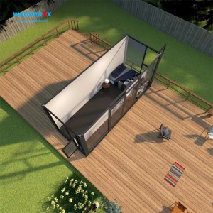 FlatPack-huizen WFPH24251 – 40ft Living Eenvoudig te monteren prefab-huizen