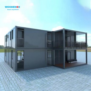 Flatpack Montažna hiša WFPH24291 – Moderna luksuzna bivalna kontejnerska hiša s 5 spalnicami