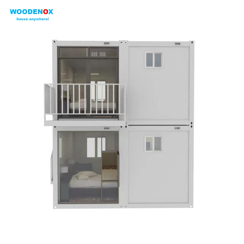 Flatpack куќа WFPH255 – 2 спални соби 20ft 40ft приспособени монтажни домови
