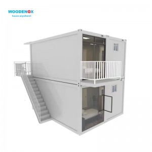 Flatpack House WFPH255 – Προσαρμοσμένα προκατασκευασμένα σπίτια 2 υπνοδωματίων 20 πόδια 40 πόδια
