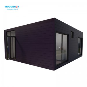 Flat Pack Houses WFPH257 - 2 Bedroom Steel Structure 40ft Prefab Container Houses