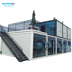 Flat Pack Homes WFPH26241 – Fabrikk moderne luksus prefabrikkerte containerhus for kontor