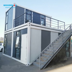 Flat Pack Homes WNX – BG0316 Two Storeies 20ft Prefabricated Mobile Container Houses For Office