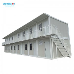 Löstagbart containerhus WNX – DCH22685 2 våningar 20 fot prefabricerade bostäder för arbetarrum