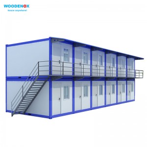 Detachable Container House WNX – DCH26171 20ft Kay Prefabrike Pou Travayè Lojman
