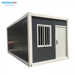 Casa de contenidors desmuntable WNX - DCH26175 Cases modulars prefabricades de 20 peus per acampar al lloc