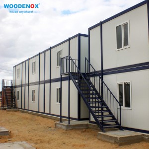 Flat Pack Container House WNX227088 Cases de contenidors prefabricades Camp de treball de fàbrica en venda