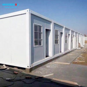 Container Camp WNX227111 ผู้ผลิตบ้านคอนเทนเนอร์สำเร็จรูปแบบถอดได้สำหรับหอพักคนงาน
