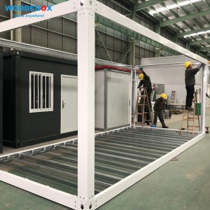 Ba Pri Containers Frame 20ft 40ft Modilè Mobile Detachable Container House Frame Pou Vann