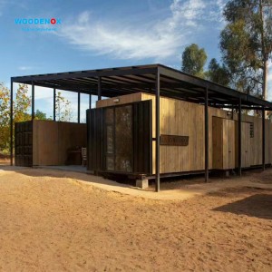 Versending Container House WSCH24181 – Akkommodasie Ontwerp Luukse voorafvervaardigde huise