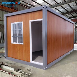 Cases de contenidors desmuntables d'habitatges modulars personalitzats de 20 peus