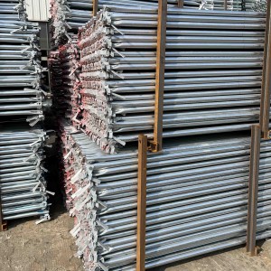 Uruganda rutanga Ubushinwa Bishyushye-dip Galvanised Carbone Steel Scaffold Diagonal Bar